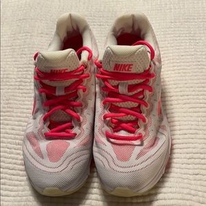 Pink Nike shoes
